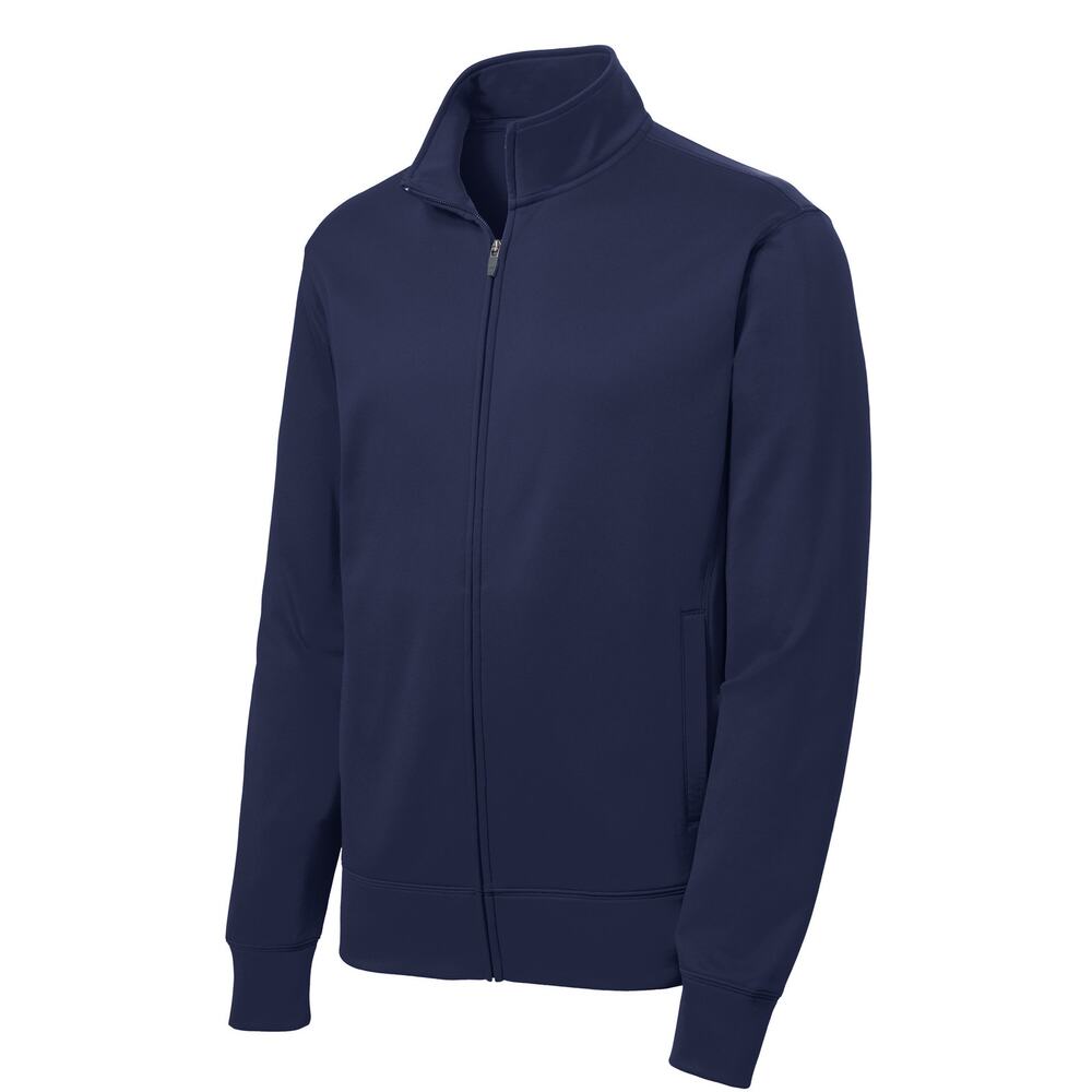 Sport-Tek Youth Sport-Wick Fleece Full-Zip Jacket - L